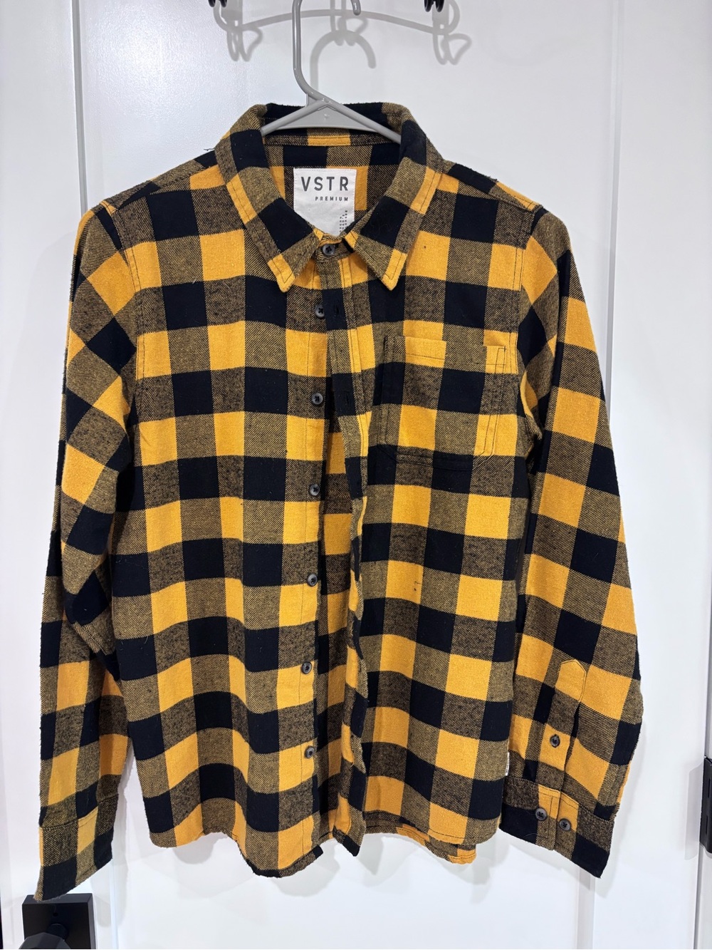 Boy’s Yellow & Black Buffalo Check Shirt